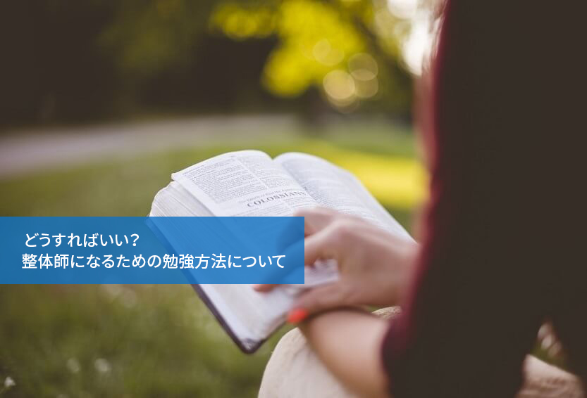 どうすればいい?整体師になるための勉強方法について